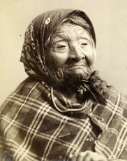 Photo of Angeline, daughter of Chief Seattle, ca 1893